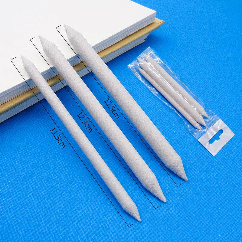 Set of rice paper eraser pens in pen format with 3 or 6 sticks for art sketching