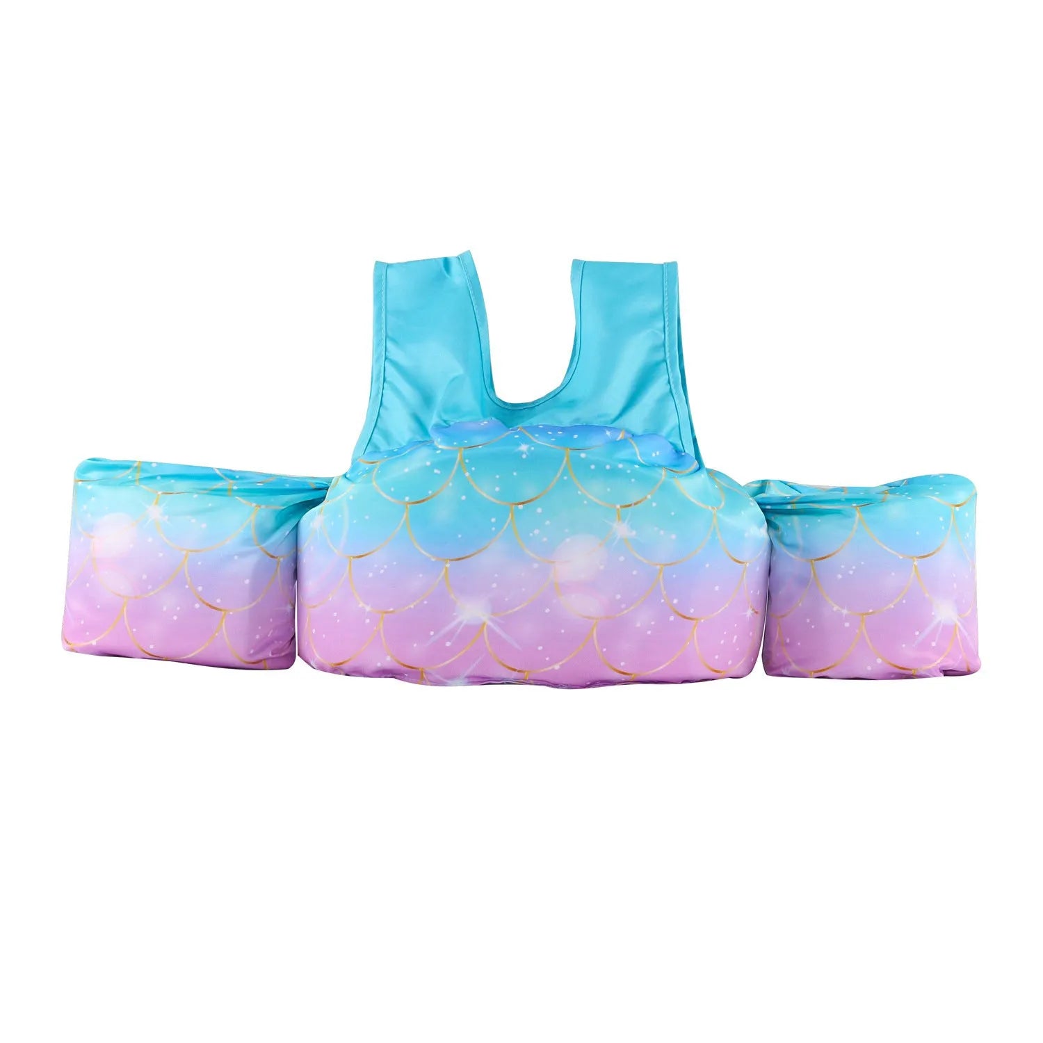 Cartoon children's lengthened arm swimming ring life jacket in colourful patterns