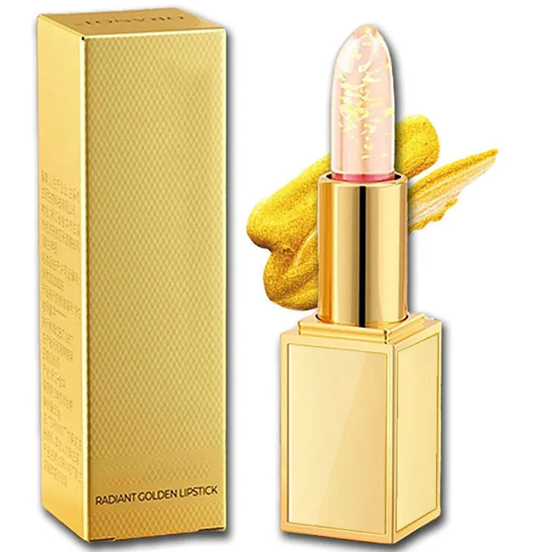 Temperature change lip balm with transparent colour-changing formula in 3.5g size