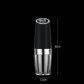 USB rechargeable electric pepper and salt grinder with clear acrylic body and ceramic mechanism