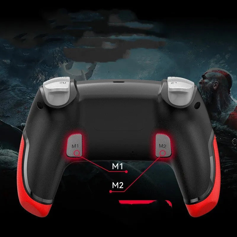 Fruit green PS4 wireless Bluetooth gaming controller with vibration feedback for multi-platform gaming