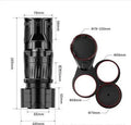 Black ABS car water cup holder with a retractable adjustable base on a car centre console.