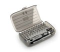 32 in 1 screwdriver set with 30 bits in compact black storage case
