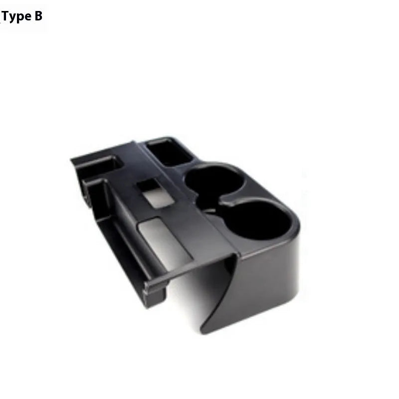 Black ABS plastic cup holder for 2003-2012 Dodge vehicles, Type A style