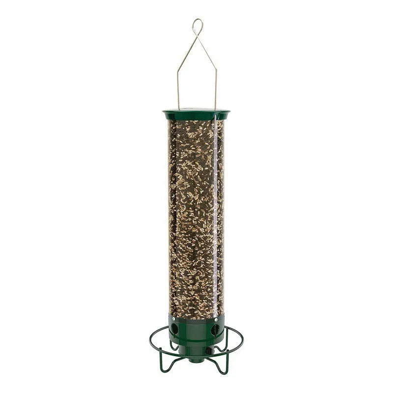 White iron hanging hummingbird feeder bird cage, 15x32cm, geometric modern simplicity style