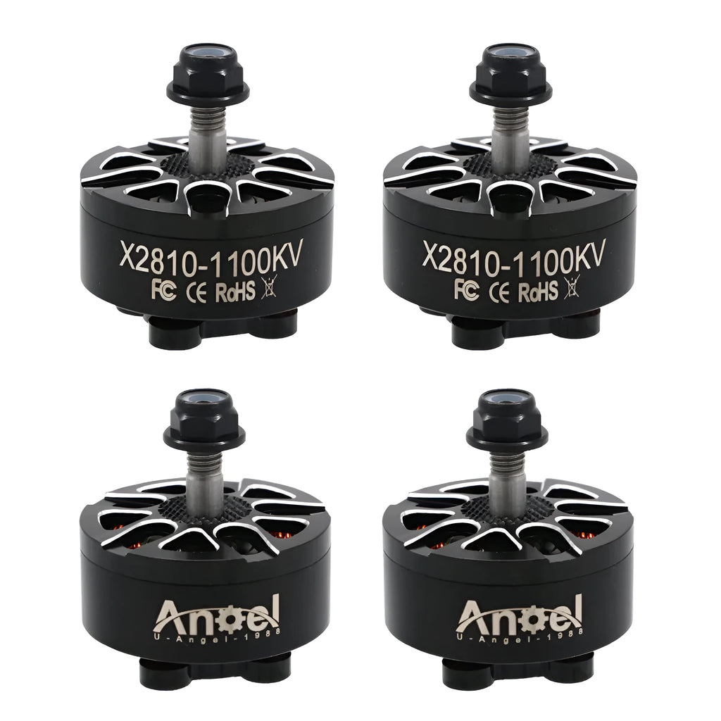 X2810 series brushless motor for RC drone and multi-axis flight model with metal construction.