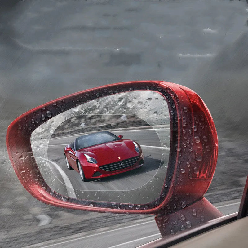 Car rearview mirror rainproof film nano anti-fog sky blue 95mm high strength adhesive