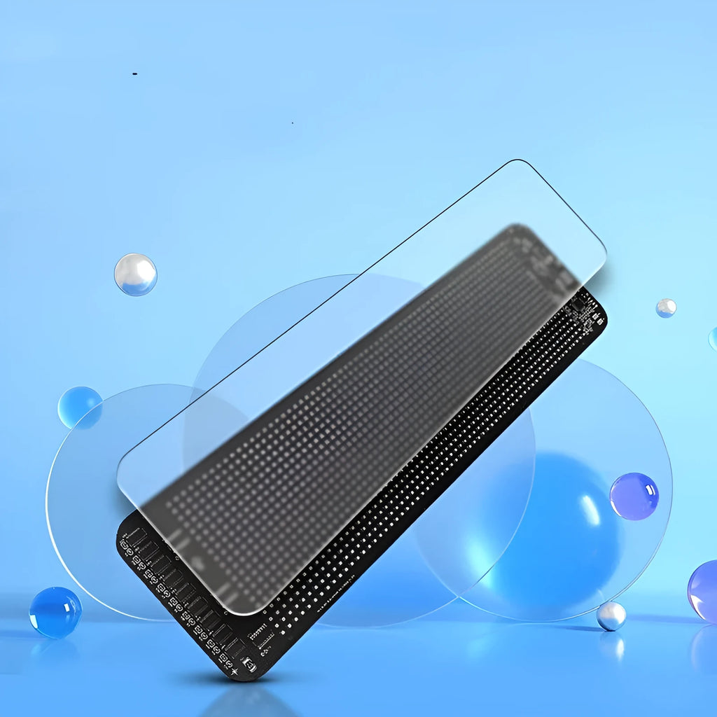 Remote control voice Bluetooth LED display screen with 102*384mm size and multiple connectivity options