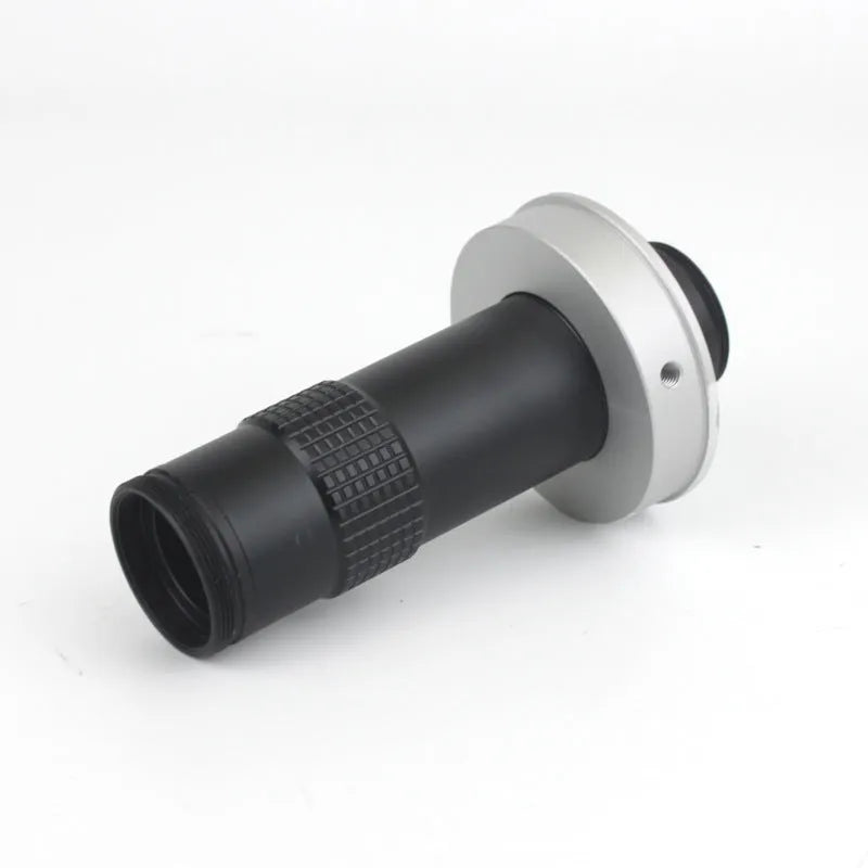 Black industrial camera monocular lens with 130 times magnification capability