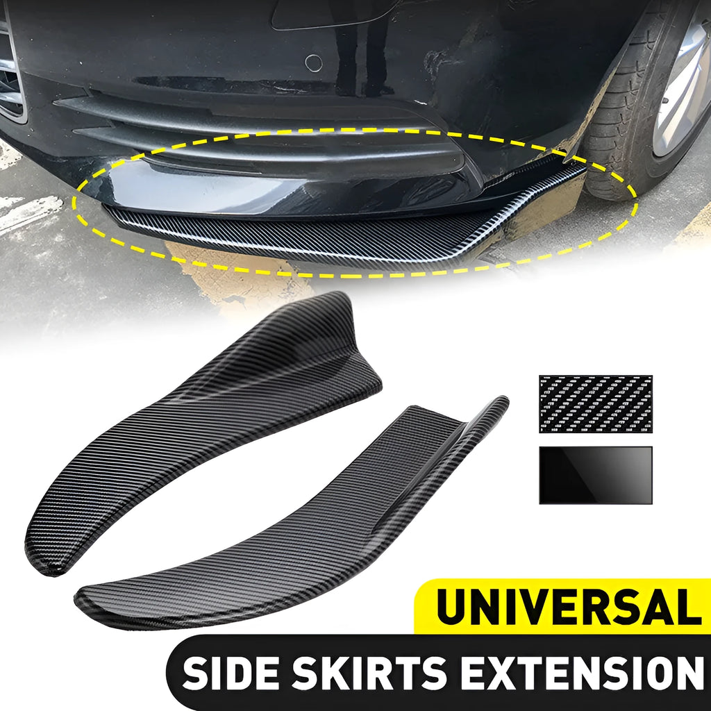 General Motors vehicle front and rear carbon fibre deflector light set with screws