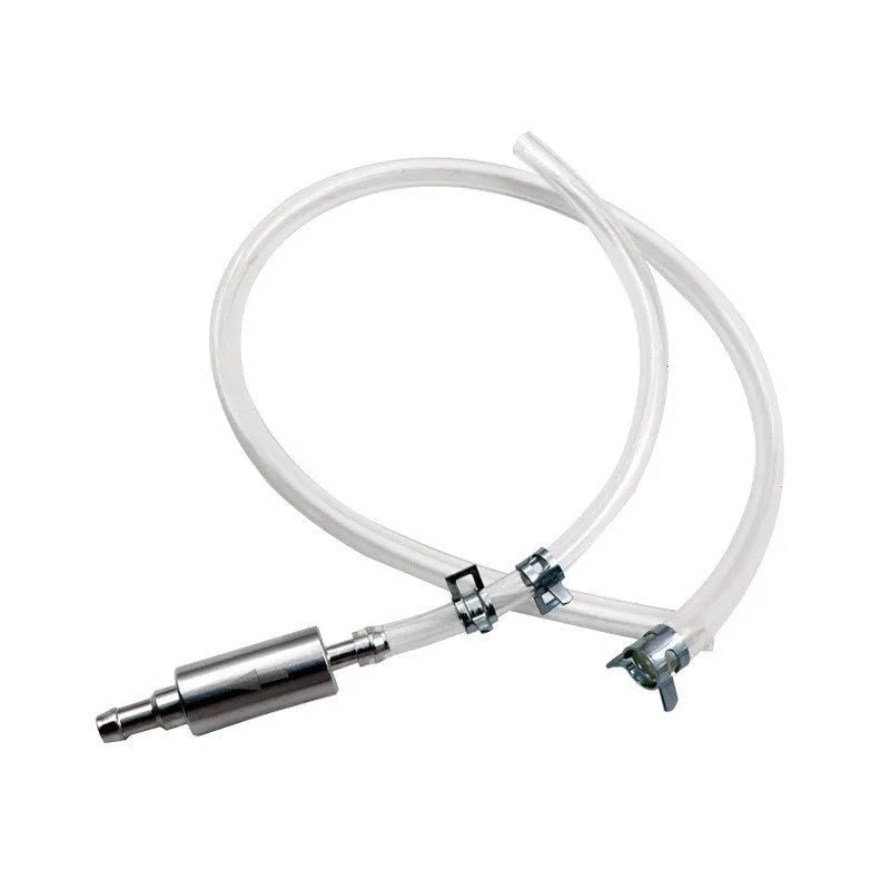 Motorcycle oil filling pipe aluminium and rubber 5mm bore oil suction tool