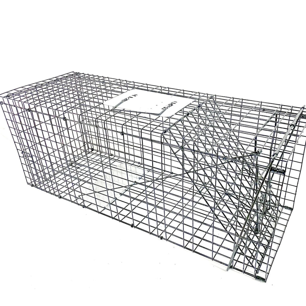 Fully automatic galvanized steel foldable cat trap cage with pedal mechanism