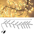 Warm white LED tree light with PVC housing for decorative rattan arrangements