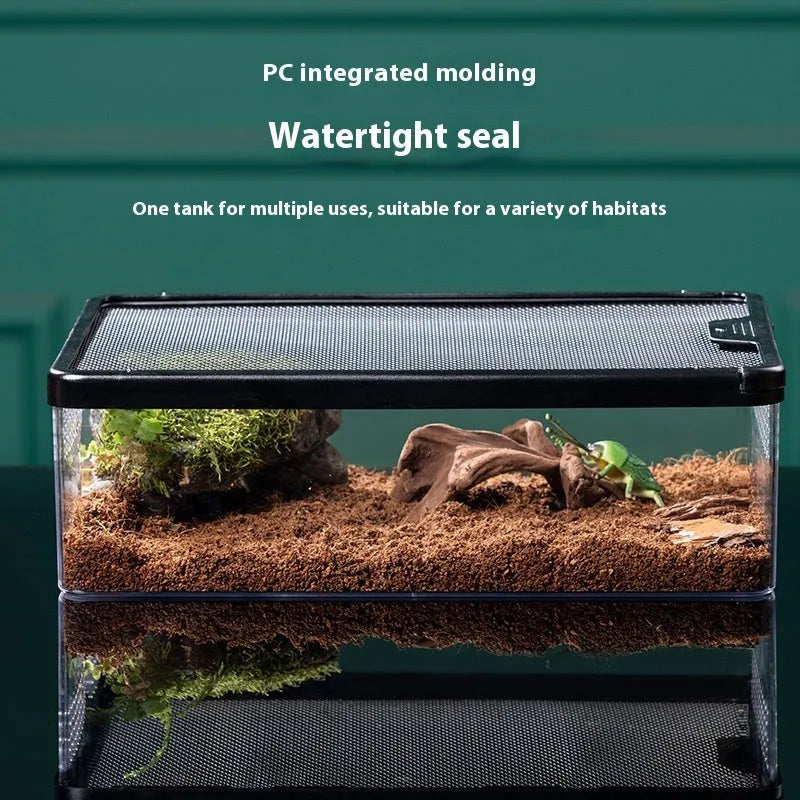 Pet track box feeding cage cylinder for turtle hamster corn snake anti-escape engineering plastic wire fence