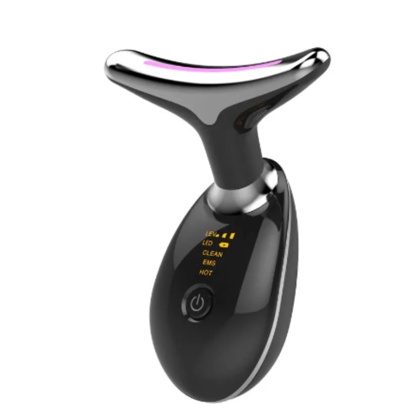 White or Black neck line care massage beauty instrument, USB rechargeable, 89x47x120mm, model ES-1081