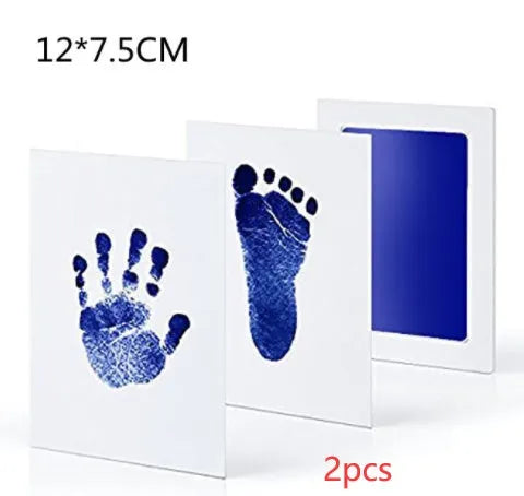 Baby hand and foot print disposable ink pad in multiple colours for keepsake crafting