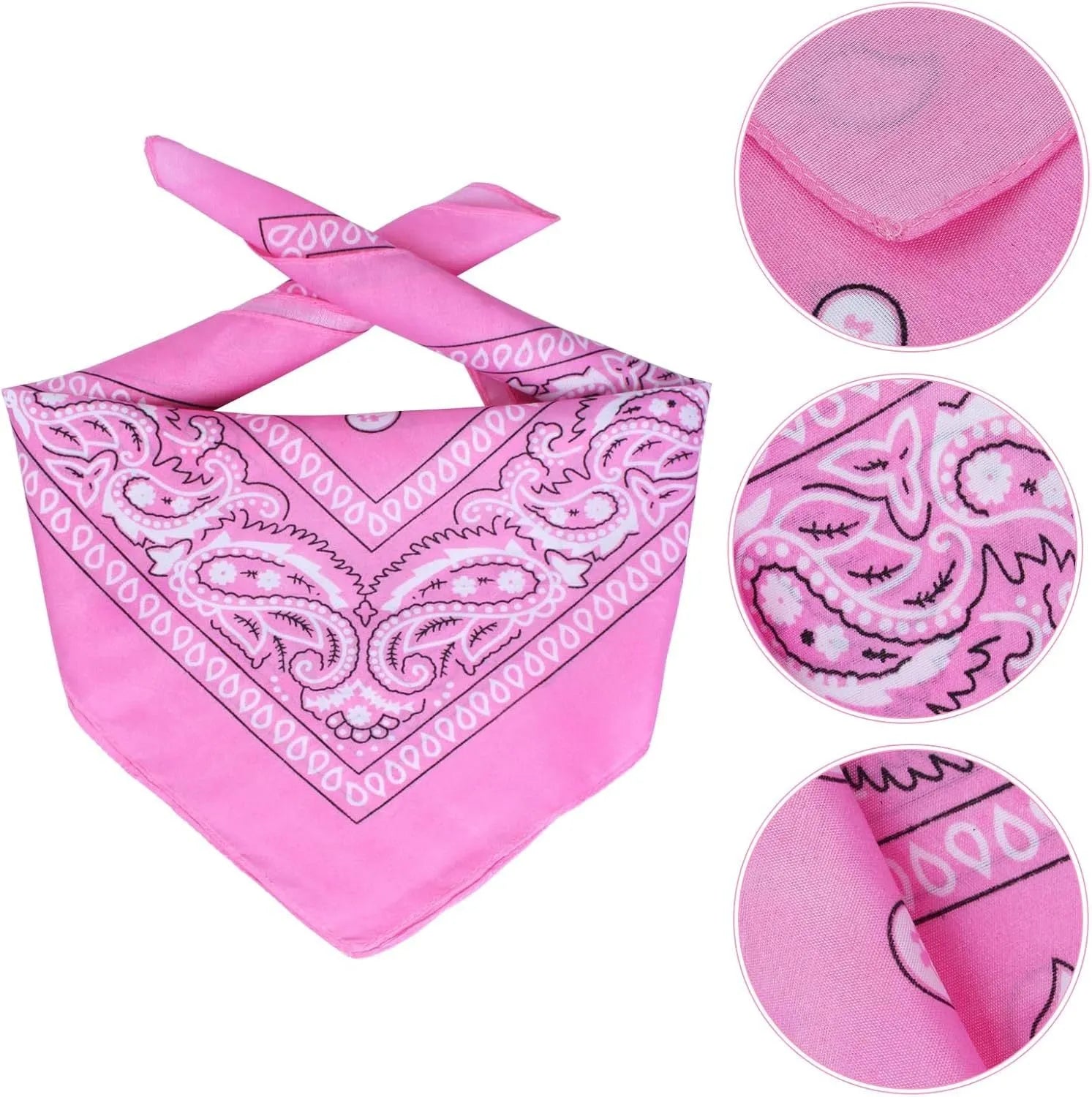 Cat wearing cowboy hat and bandana costume set for Halloween