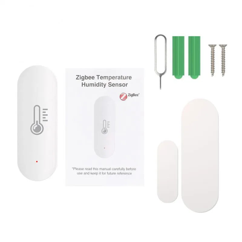 Doodle Zigbee WiFi smart hygrometer with humidity and temperature display for indoor use