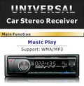 Car Bluetooth FM MP3 stereo receiver with USB and SD card slots on front panel