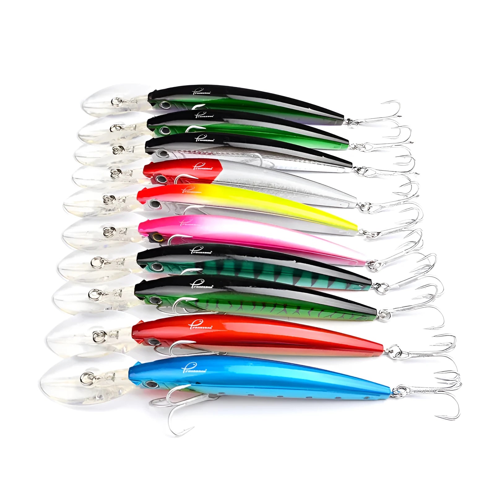 PRO BEROS Classic Minnow hard bait fishing lure 17cm 27g ten colour options 2/0 hook