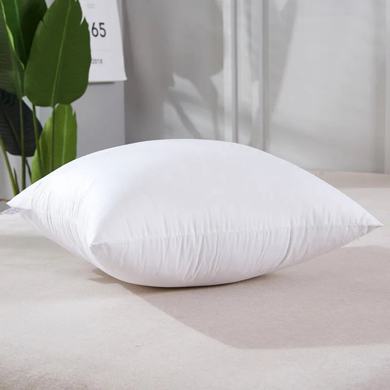 Cotton throw pillow with detachable cover available in multiple sizes for sofa and bed decoration