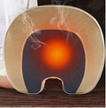 Family warm moxibustion device with high elastic sponge and 7 holes for home use