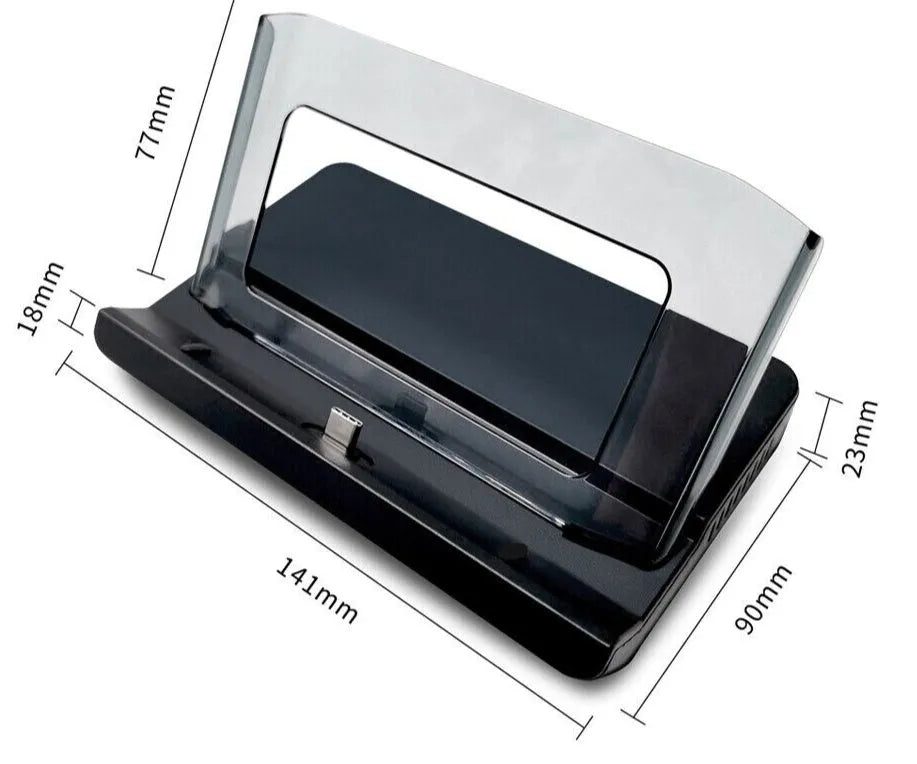 GPD WIN4 handheld console dock base expander in black and silver grey colour options.