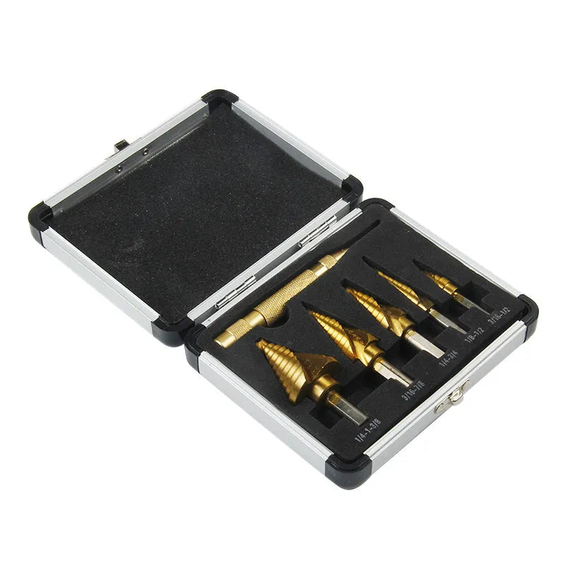 Gold-coloured steel and aluminium opening tool showing 58mm and 80mm size options