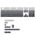 PBT double injection key cap set in Polar Day Gradient colour, 290x160x30mm, for mechanical keyboard customisation