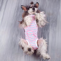 Dog bellyband vest in cotton, thin spring summer pet clothing, available in black, blue, pink, purple, sizes XS-2XL
