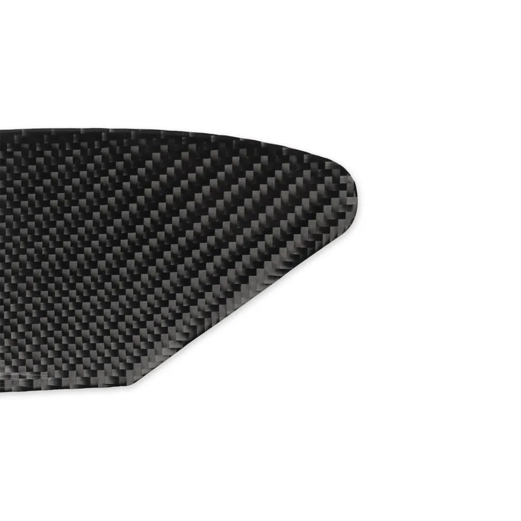 Carbon fibre USB charging port panel sticker with protective surface finish