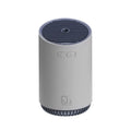 Mini aromatherapy car humidifier Q3 in white, pink, and grey with 320ml tank