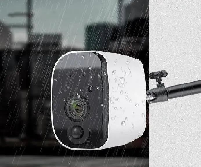 Solar powered wireless surveillance camera with PIR motion detection and 1080P HD resolution