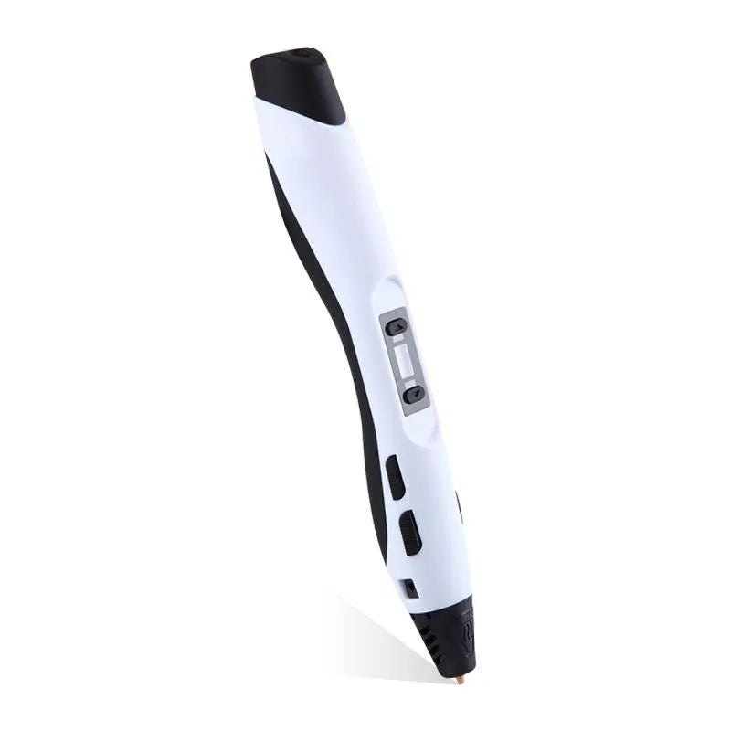 Plastic 3D printing pen 180mm in black colour for handheld 3D painting and graffiti