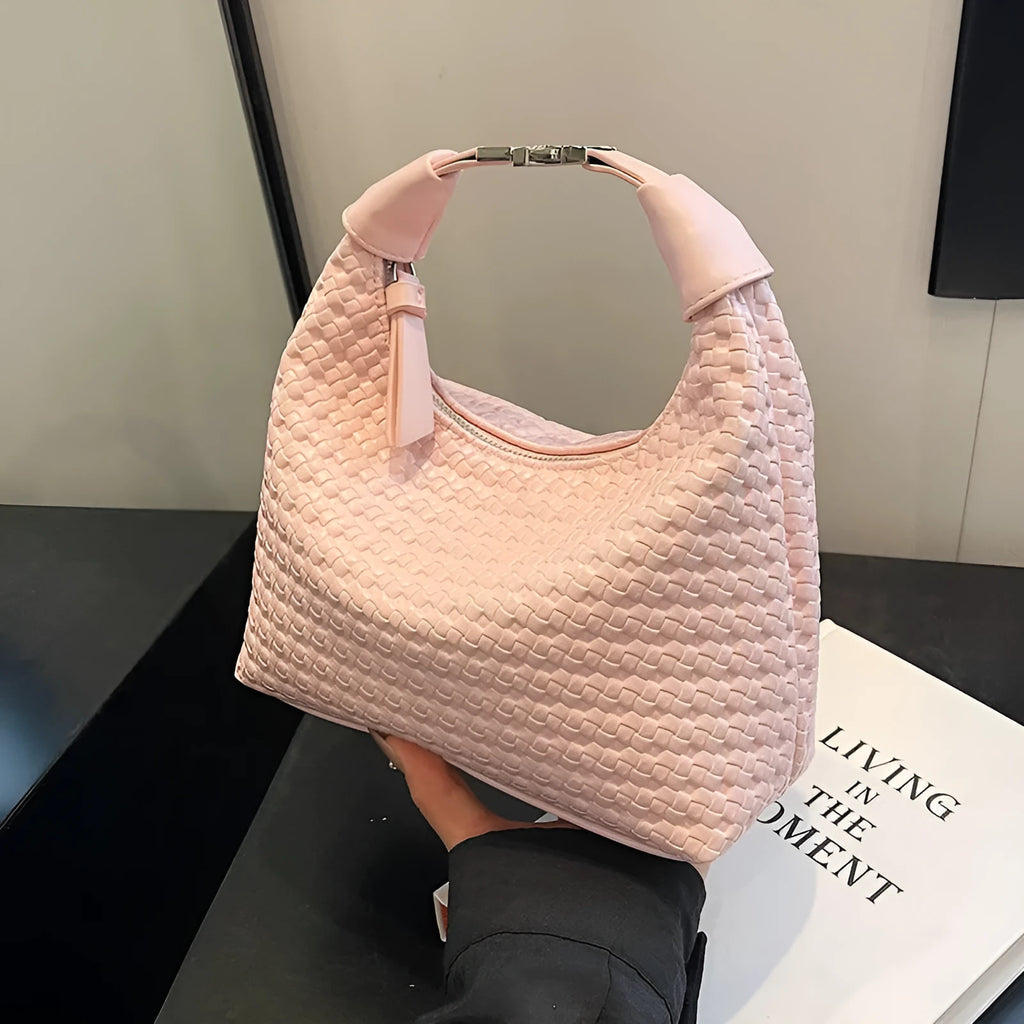 Soft PU messenger bag in bucket shape with document storage and six colour options