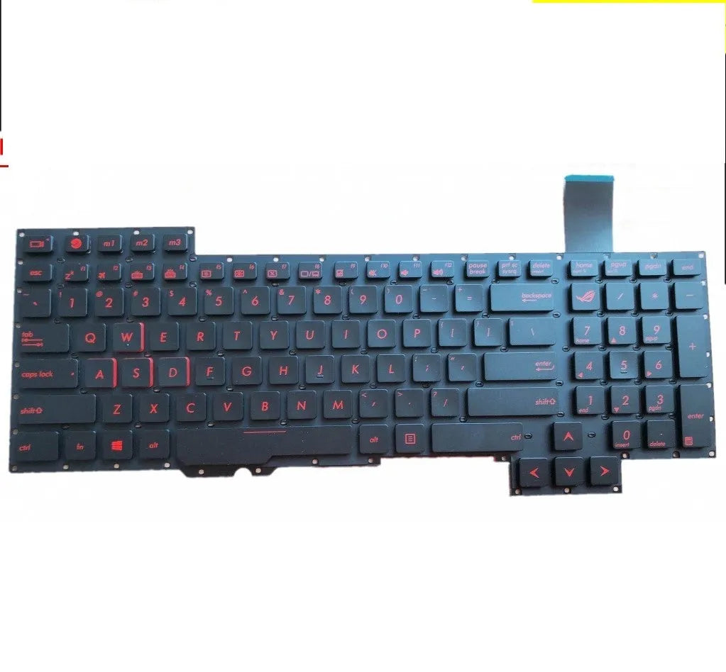 Black wired keyboard with PS/2 connector, multimedia keys, and ergonomic design on a desk