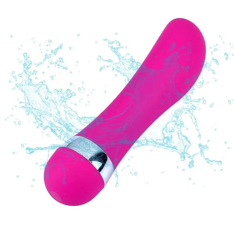 Set of six realistic mini dildos in different styles for women with battery operation