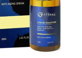 Facial moisturising liquid in clear plastic bottle with 10.1 cm height dimensions