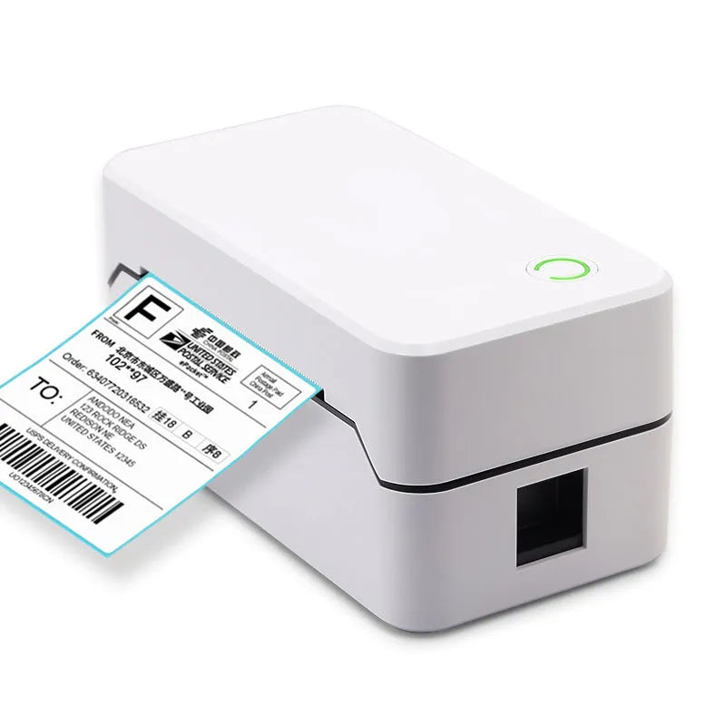 Thermal Express TDL401H compact thermal printer with Bluetooth and USB ports