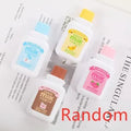 Creative bottle-shaped correction tape dispenser with cute pattern, showing 6-metre length.