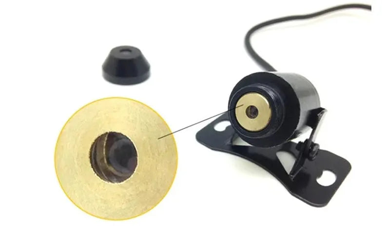 Black laser fog light anti-tailgating spotlight for cars and motorcycles, rear anti-collision warning accessory