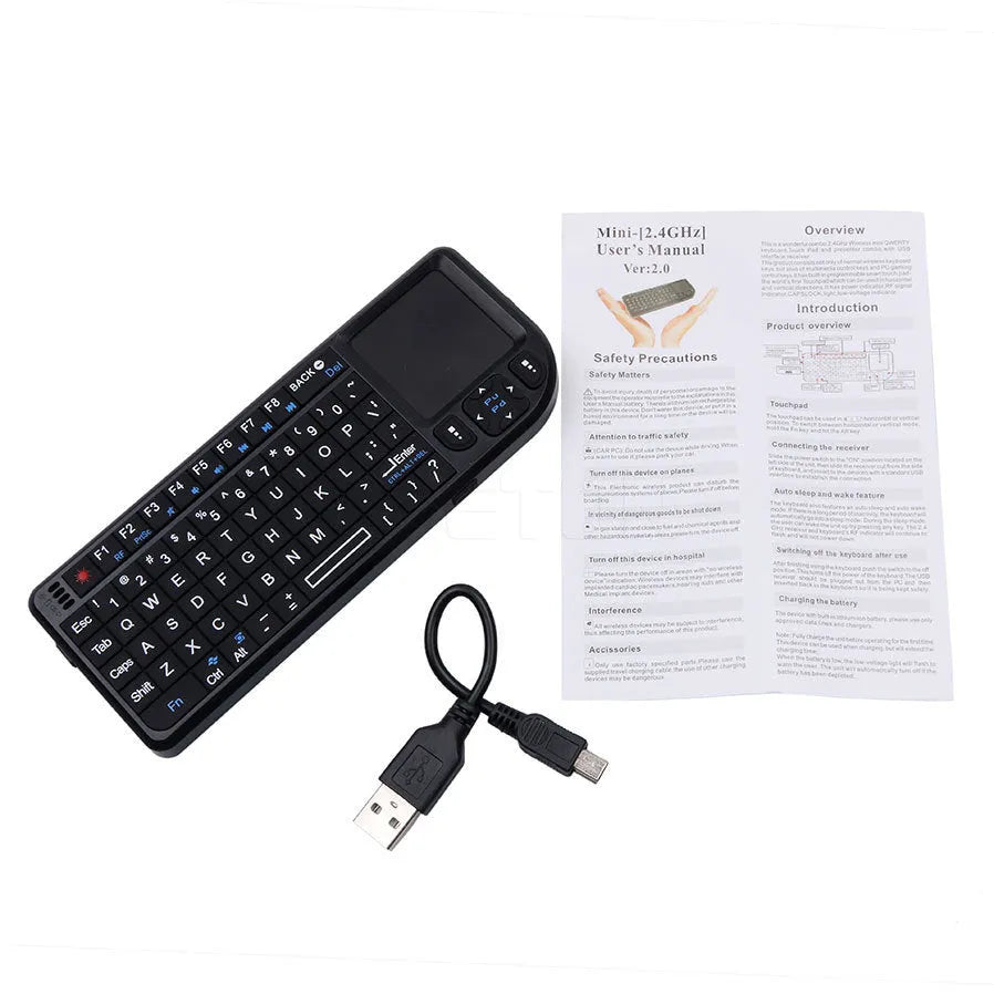 Compact wireless keyboard for laptop, desktop PC, and tablet, slim cordless design for home office typing