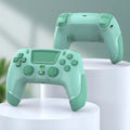 Fruit green PS4 wireless Bluetooth gaming controller with vibration feedback for multi-platform gaming