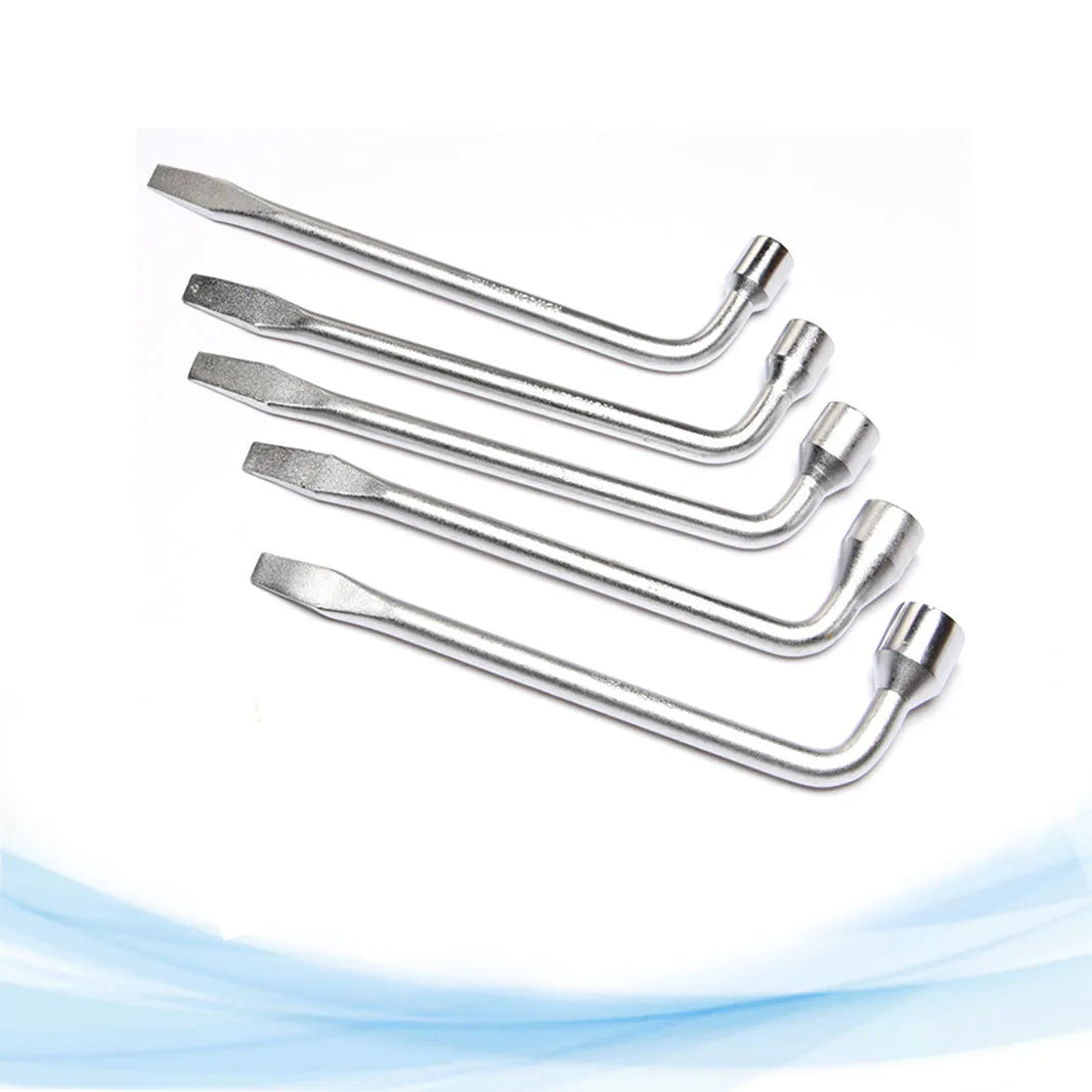 Single 19mm drive, L-shaped socket wrench tool made from CR-V steel
