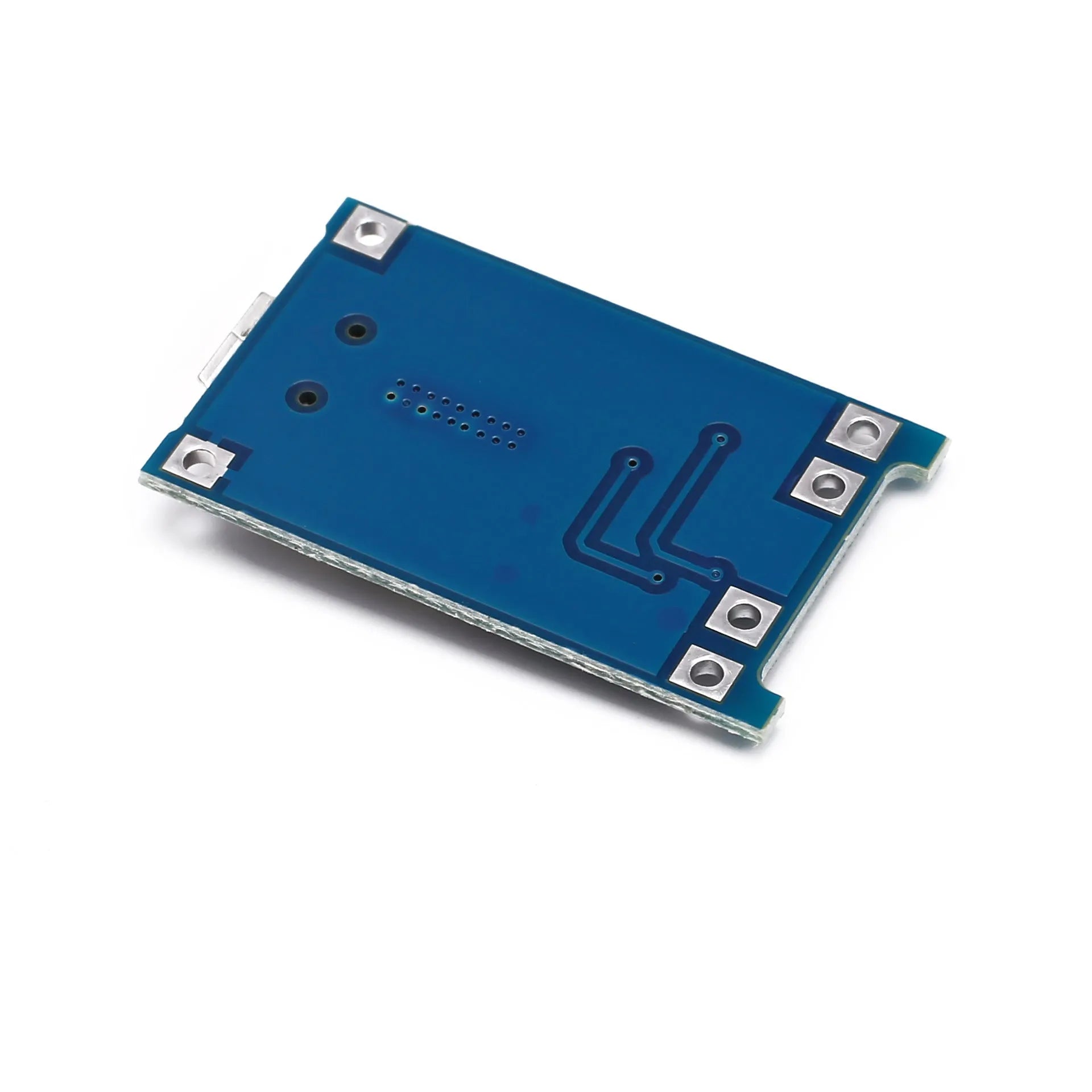 Blue lithium battery charging and protection board, 2.6 x 1.7 cm, 5V input