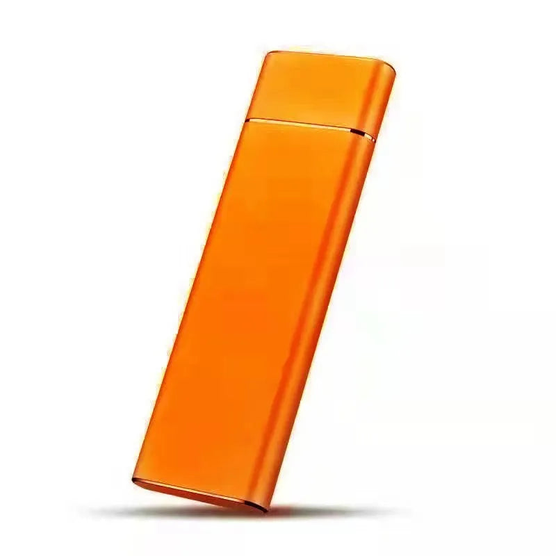 6TB external mobile hard disk with metal shell in black blue orange red silver colour options