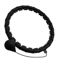 Detachable outdoor fitness equipment in black with ABS material and sand filling for adjustable resistance workouts