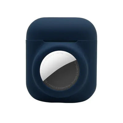 AirTag silicone protective sleeve in flip cover style showing colour options including luminous green and wine red
