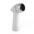 Handheld electric foot grinder with quartz head in gold, pink gold, and white silver colour options.