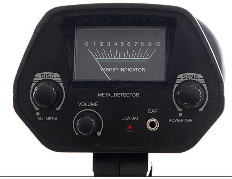 Underground metal detector for beginners with audible alarm 1 metre range detects 1 yuan coin 545x220x110mm